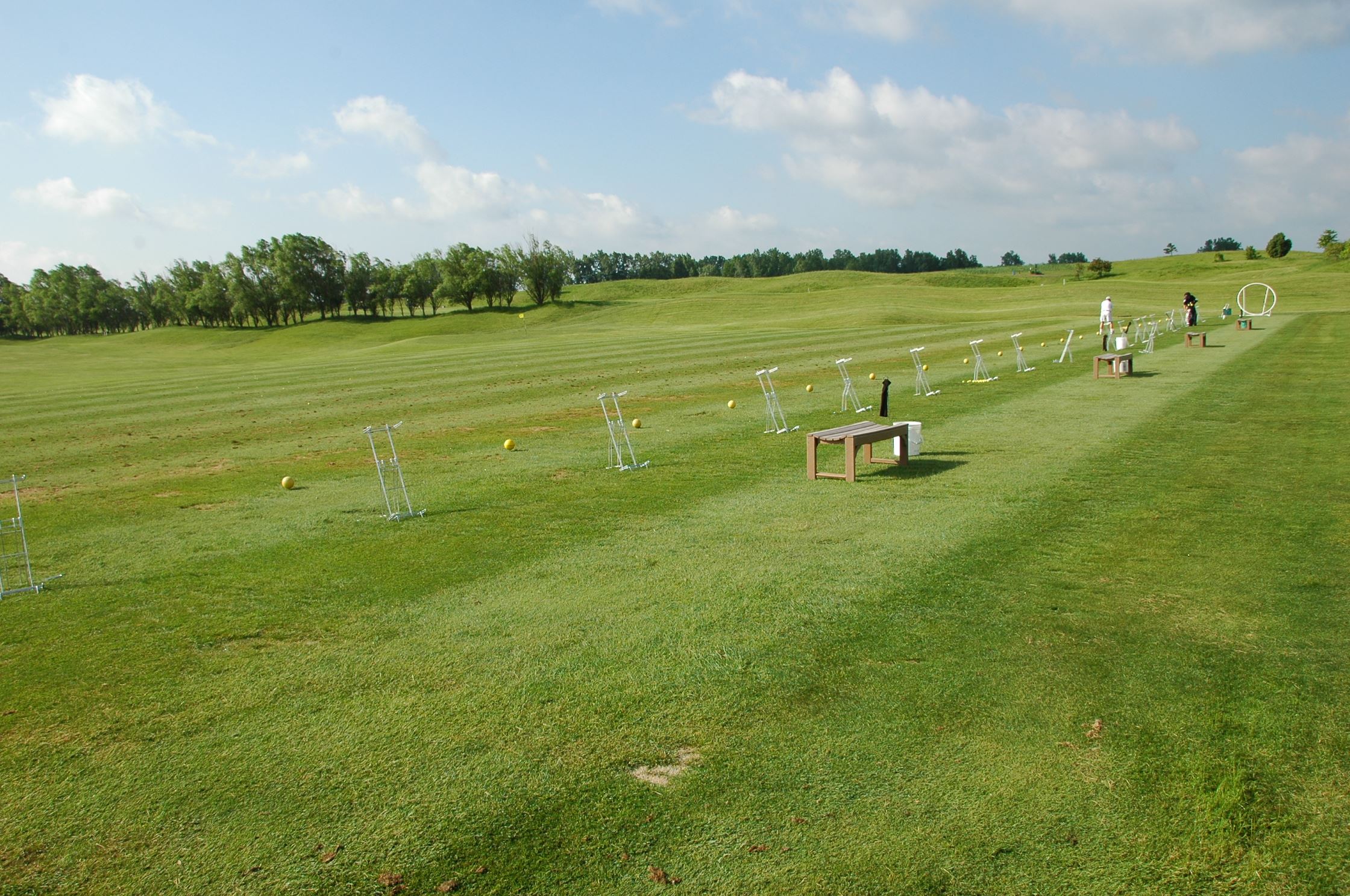 The beautiful scenery of the Lakes of Taylor Golf Course.